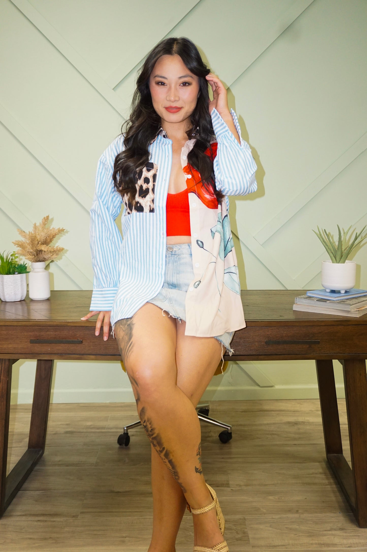 Unbothered Floral Loose Shirt