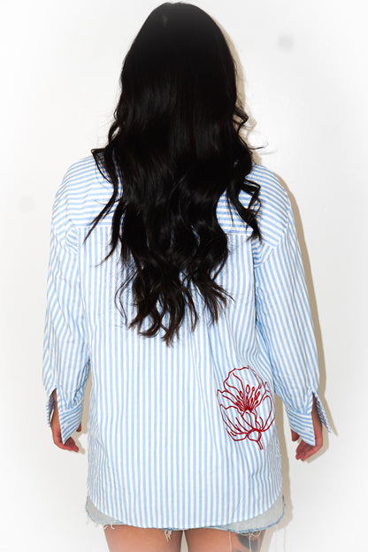 Unbothered Floral Loose Shirt