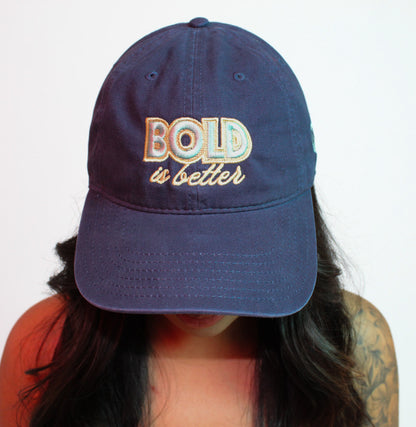 BOLD is Better hat - Navy