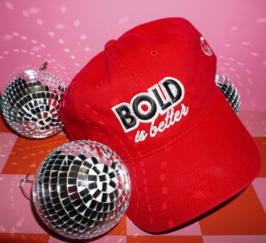 BOLD is Better hat - Red